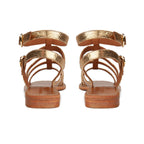 Milos Gladiator Sandals - Gold