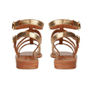 Couleur Pourpre - Milos Gladiator Sandals - Gold
