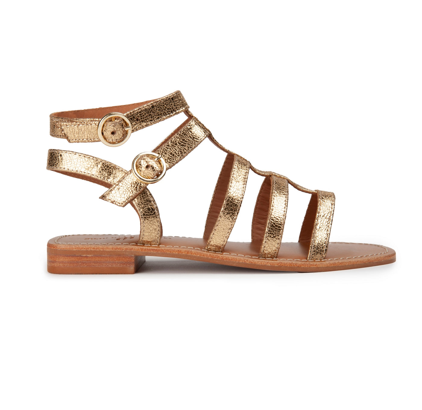 Milos Gladiator Sandals - Gold