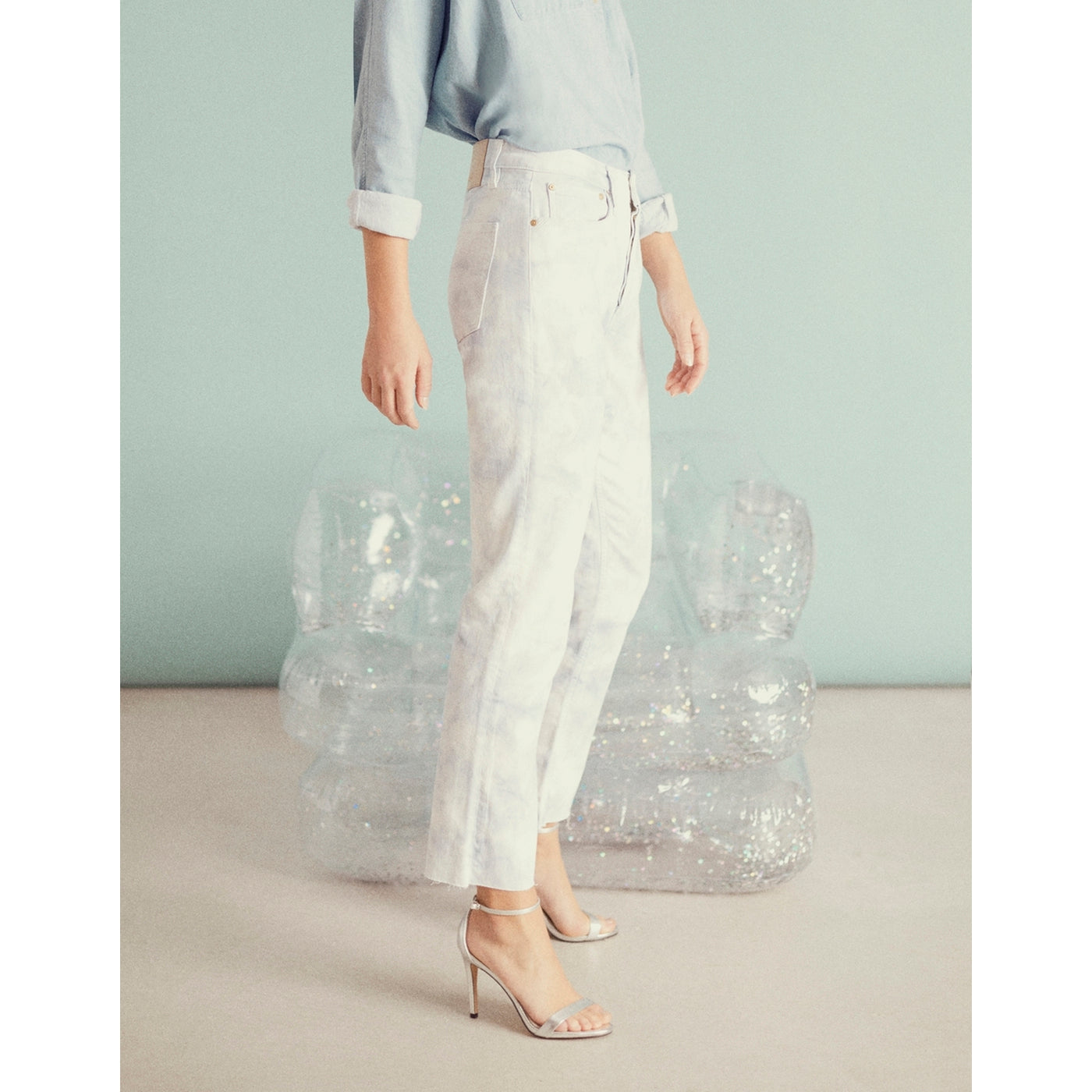 Milo Tie Dye Trousers - Lightb - Women