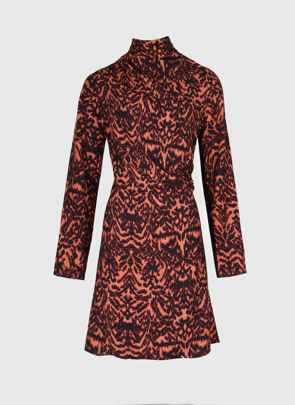 Robe Courte Minano Graphie Bordeaux
