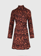 Robe Courte Minano Graphie Bordeaux