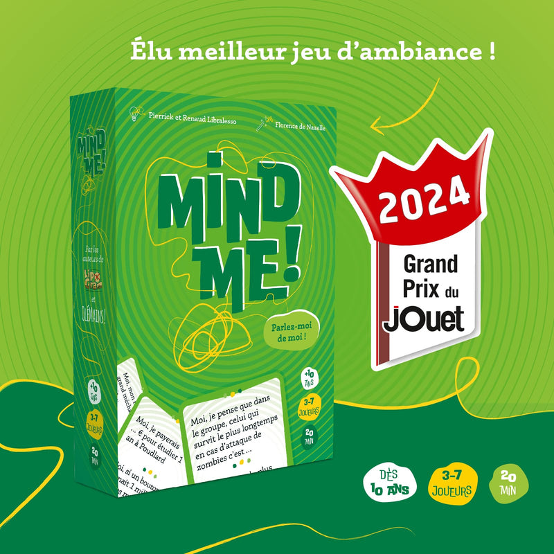 MIND ME! élu meilleur jeu d'ambiance 2024