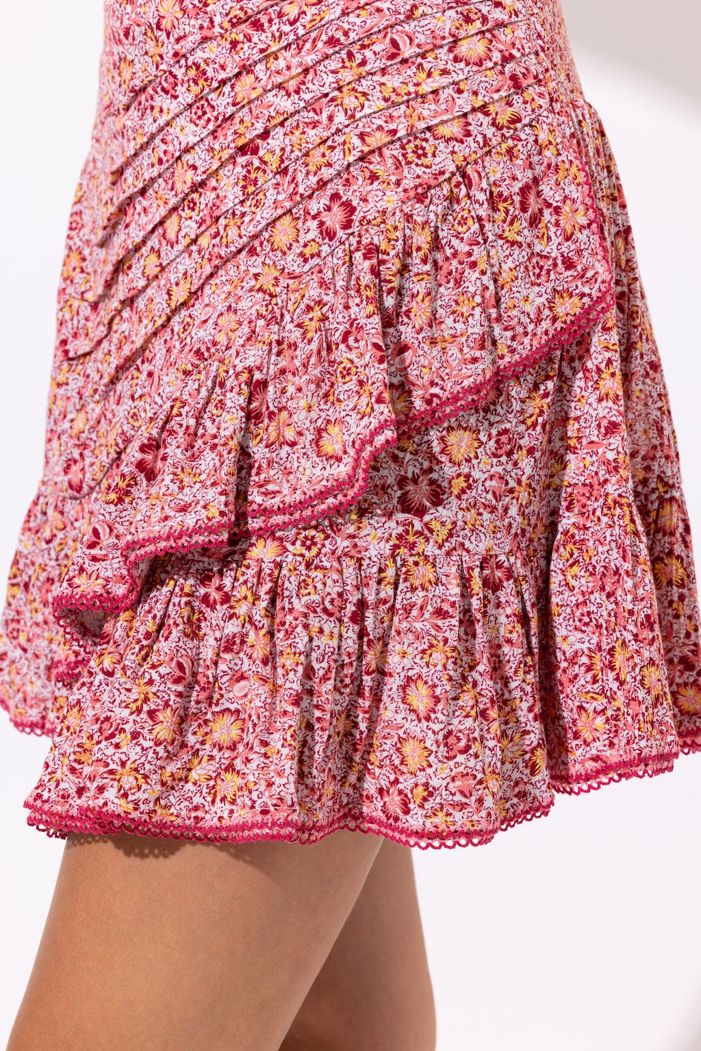 Robe Courte Estelle - Pink Mayflower - Femme