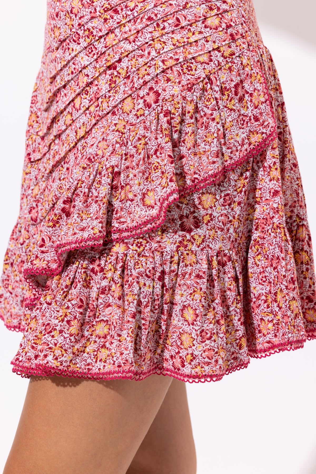 Robe Courte Estelle - Pink Mayflower - Femme