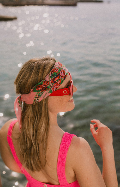 Mini Foulard Slave - Rose