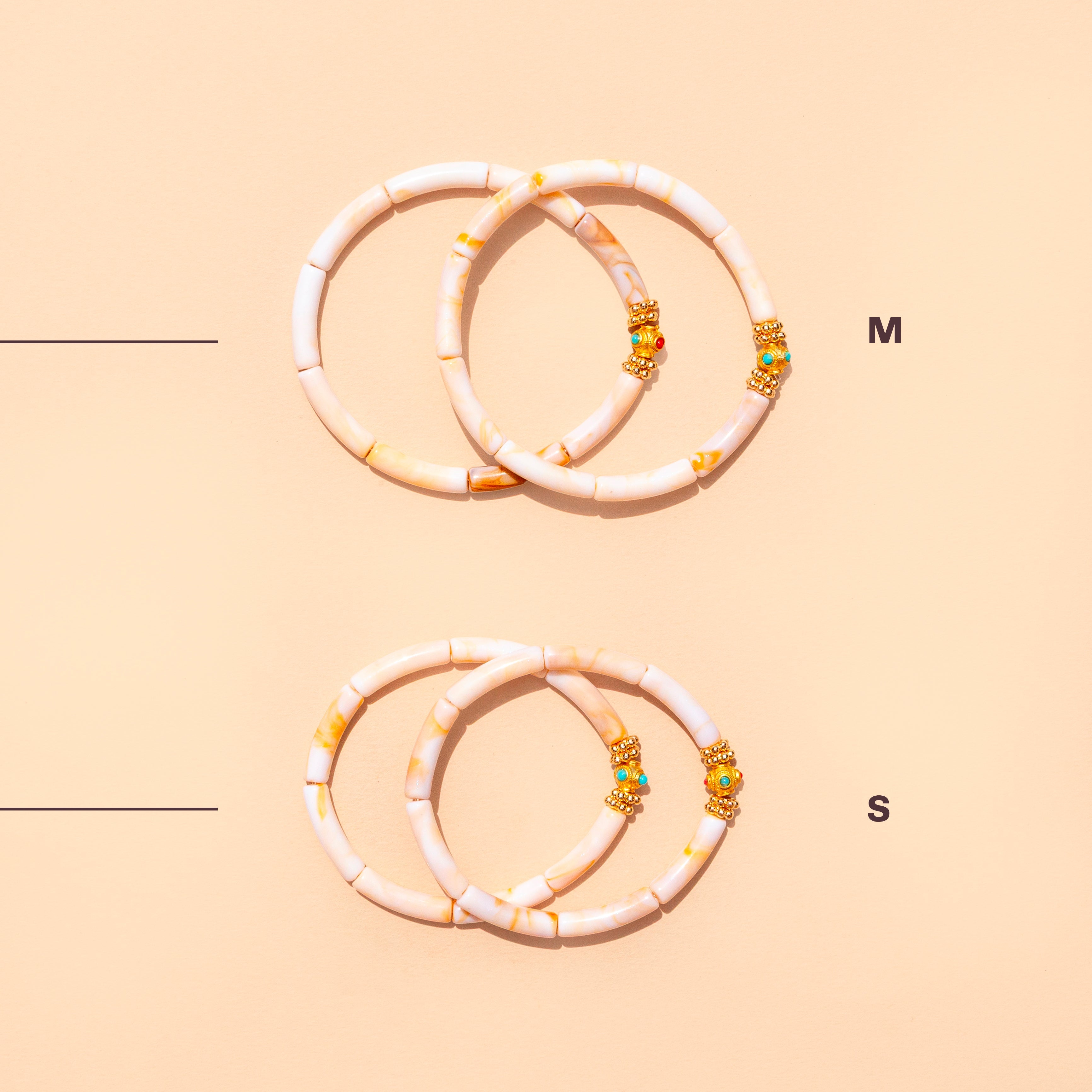 Bracelets Mini Léo - Full White