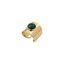 Bague Minimal Malachite