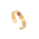 Manchette Dorée Minimal Rhodochrosite