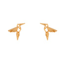 Boucles D'Oreilles Mini Colibri Doré
