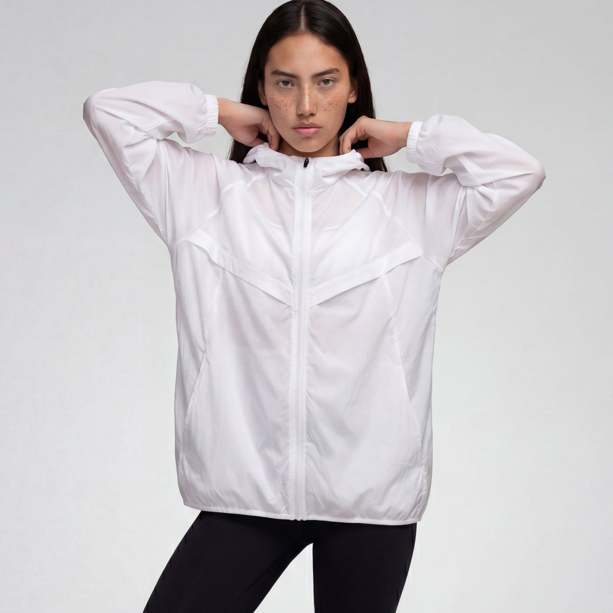 Giacca A Vento Con Cappuccio Donna Mintaka – Corsa & Athleisure
