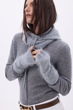 Mitones – Cachemira cepillada Mira - Gris claro - Mixto