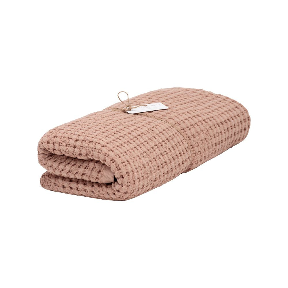 Mireille Organic Cotton Towel - Old Rose