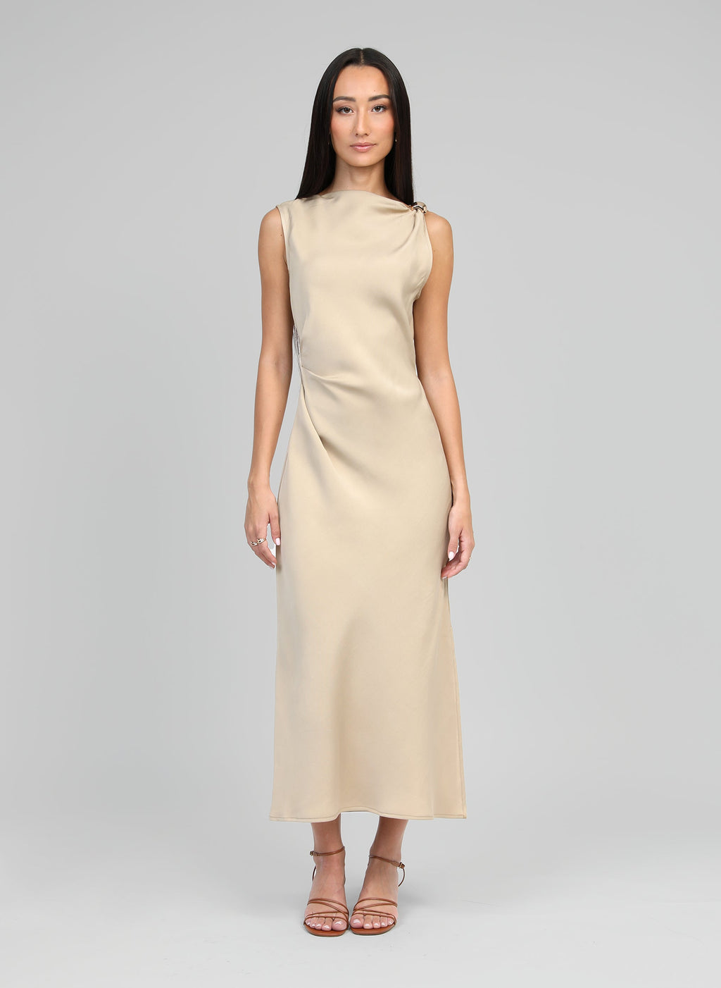 Robe Midi Mirka Beige