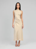 Robe Midi Mirka Beige