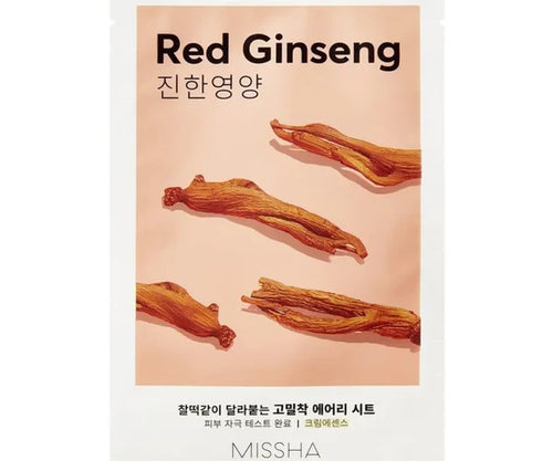 Missha - Masqye Airy Fit Red Ginsend Sheet/Hydratant Et Apaisant