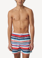 Bañador Regular Swimsuit - Naranja, Cielo, Azul y Rojo