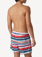 Bañador Regular Swimsuit - Naranja, Cielo, Azul y Rojo
