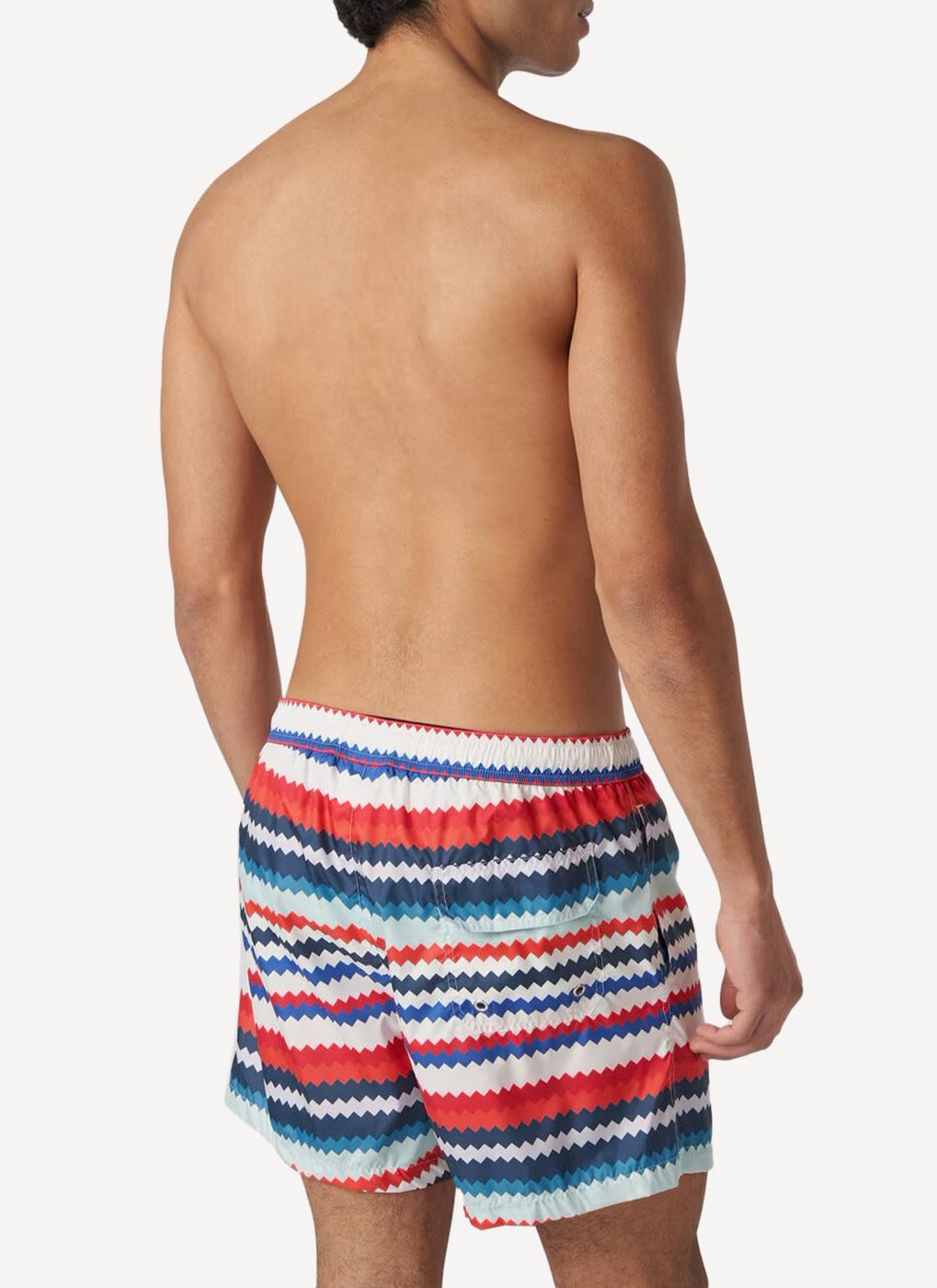 Bañador Regular Swimsuit - Naranja, Cielo, Azul y Rojo