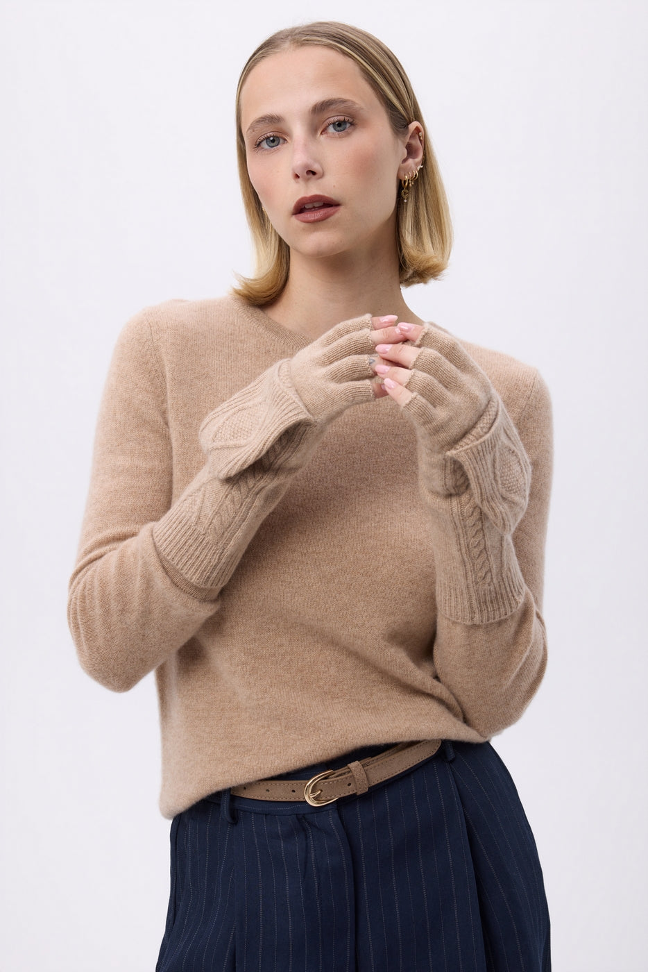 Mitaines À Rabat Mitbut - Beige Creme - Mixte