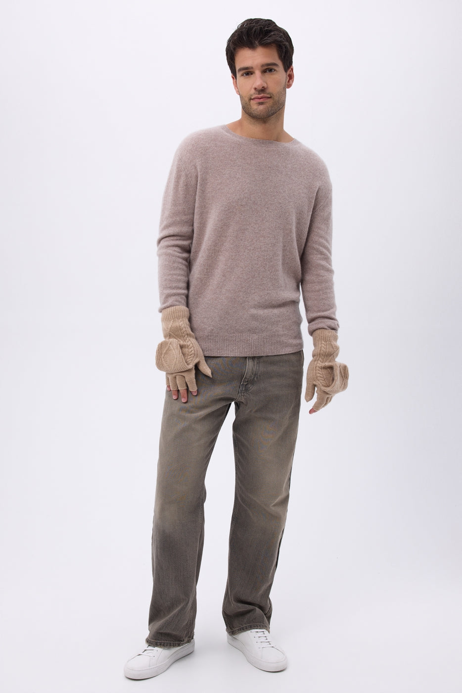 Mitaines À Rabat Mitbut - Beige Creme - Mixte