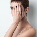 Bague Double Anneaux Aphrodite - Or Jaune Laminé