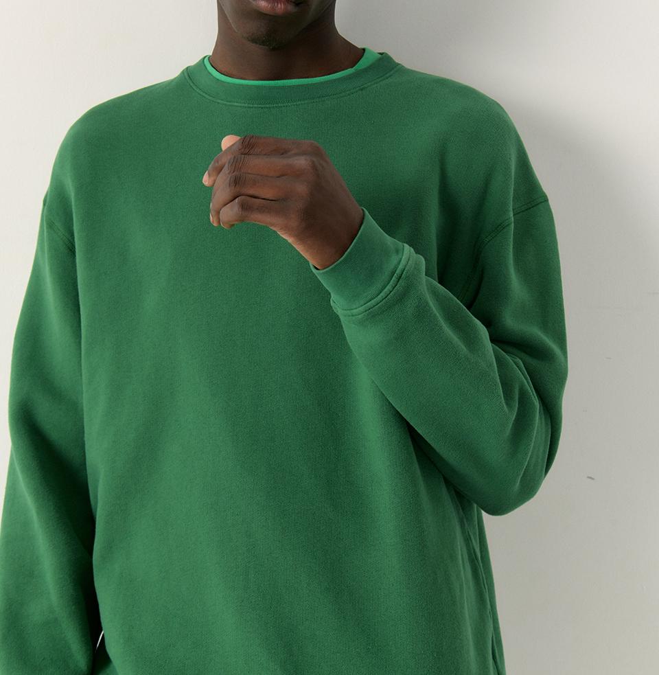 American Vintage - Long Sleeve Round Neck Sweatshirt - Aneth Vintage - Men