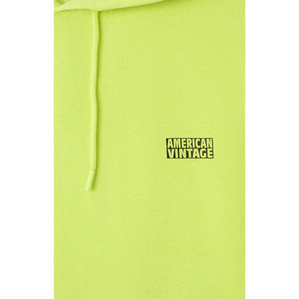 Hooded Sweatshirt - Fluorescent Yellow - Men