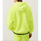 Hooded Sweatshirt - Fluorescent Yellow - Men