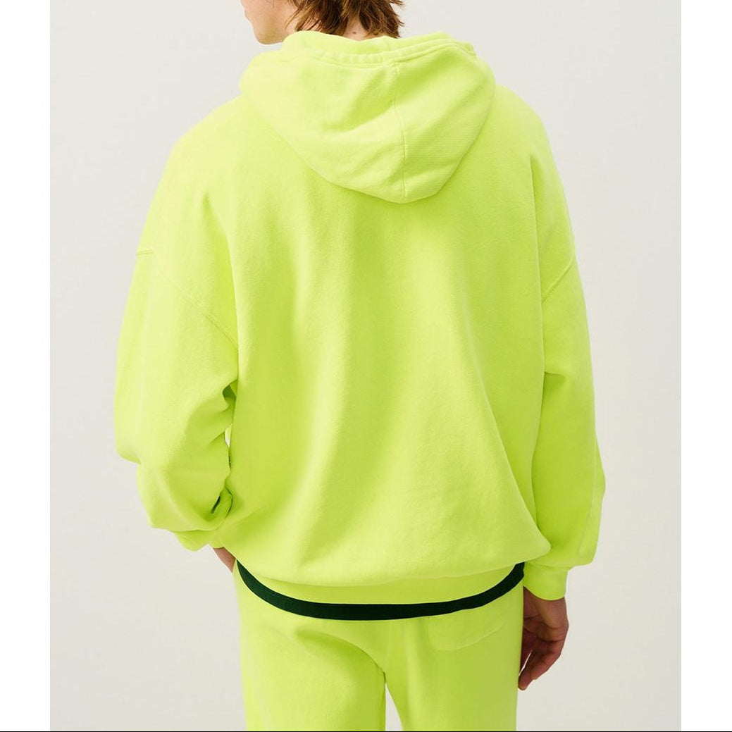 Hooded Sweatshirt - Fluorescent Yellow - Men