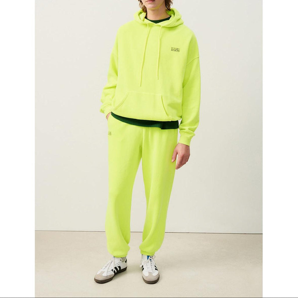 Hooded Sweatshirt - Fluorescent Yellow - Men