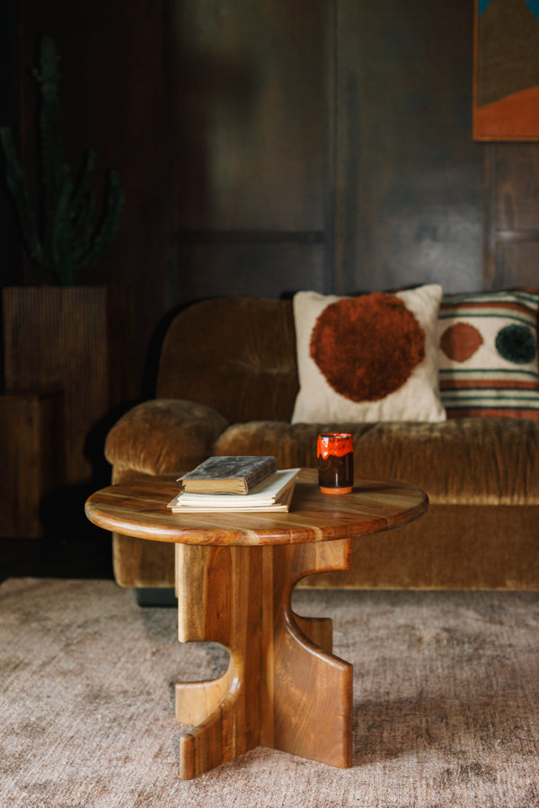 Morgan - Side Table - Acacia Wood - Brown