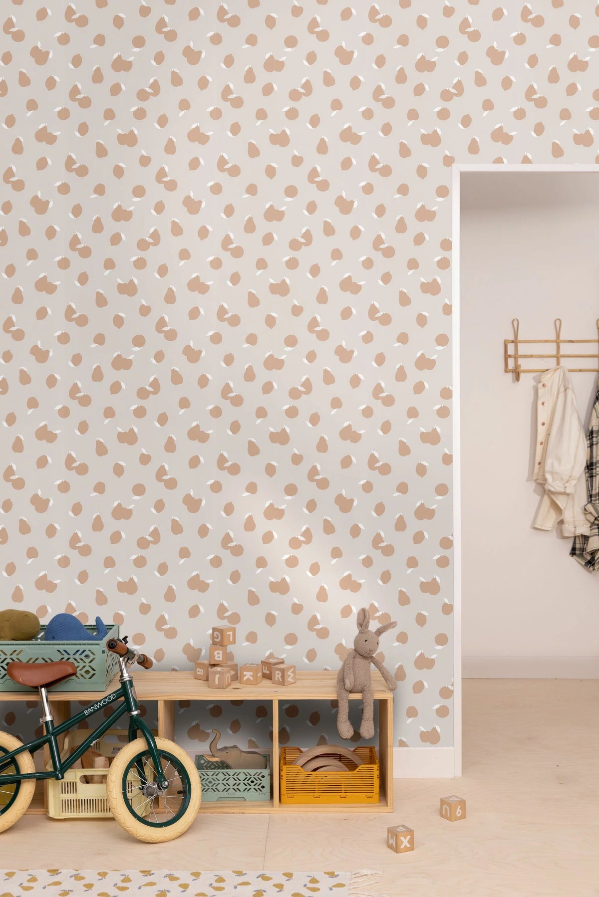 Papel pintado - Leopold - Latte Macchiato