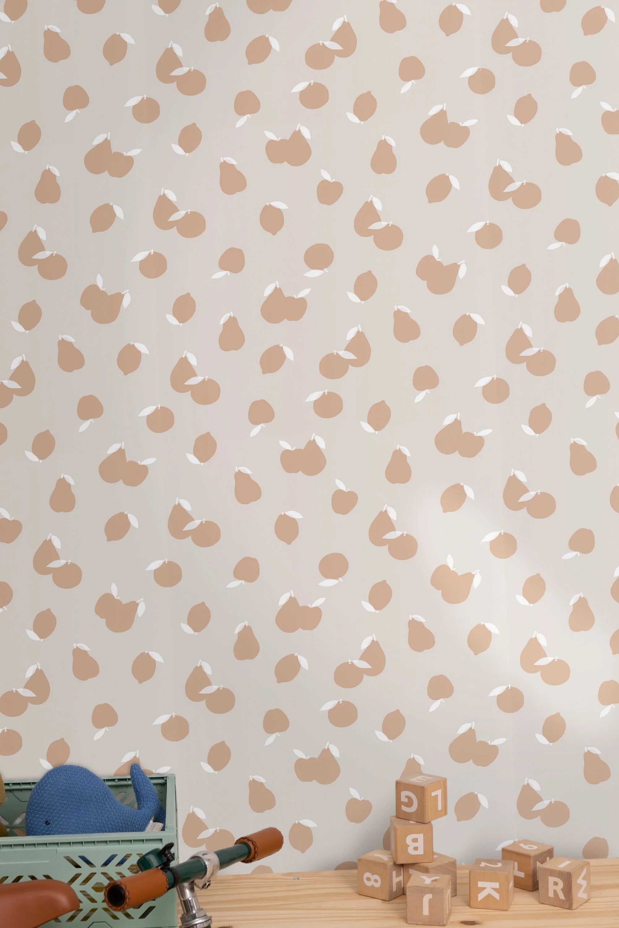 Papel pintado - Leopold - Latte Macchiato