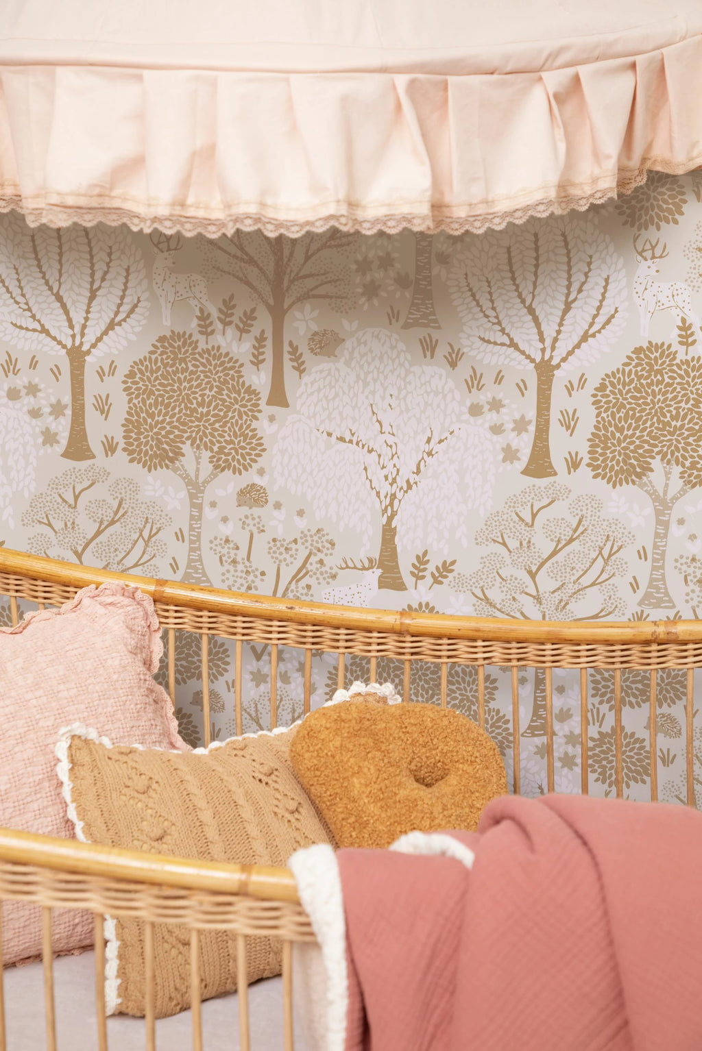 Papier peint - Gaspard - Crème noisette