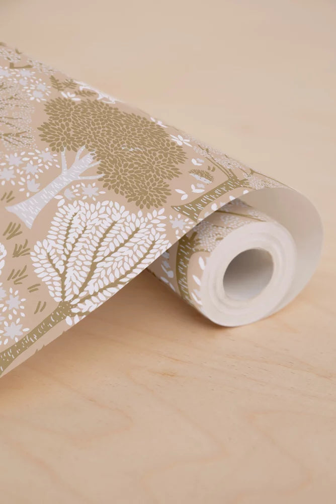 Papel pintado - Gaspard - Capuchino