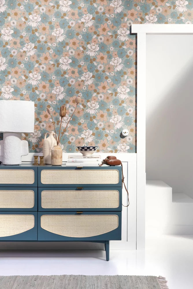 Papel pintado - Paloma - Hortensia