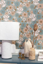 Papel pintado - Paloma - Hortensia