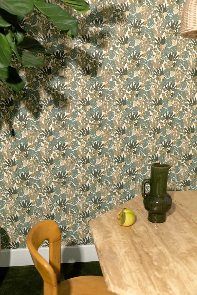 Papier peint - Gaston - Vert Evasion