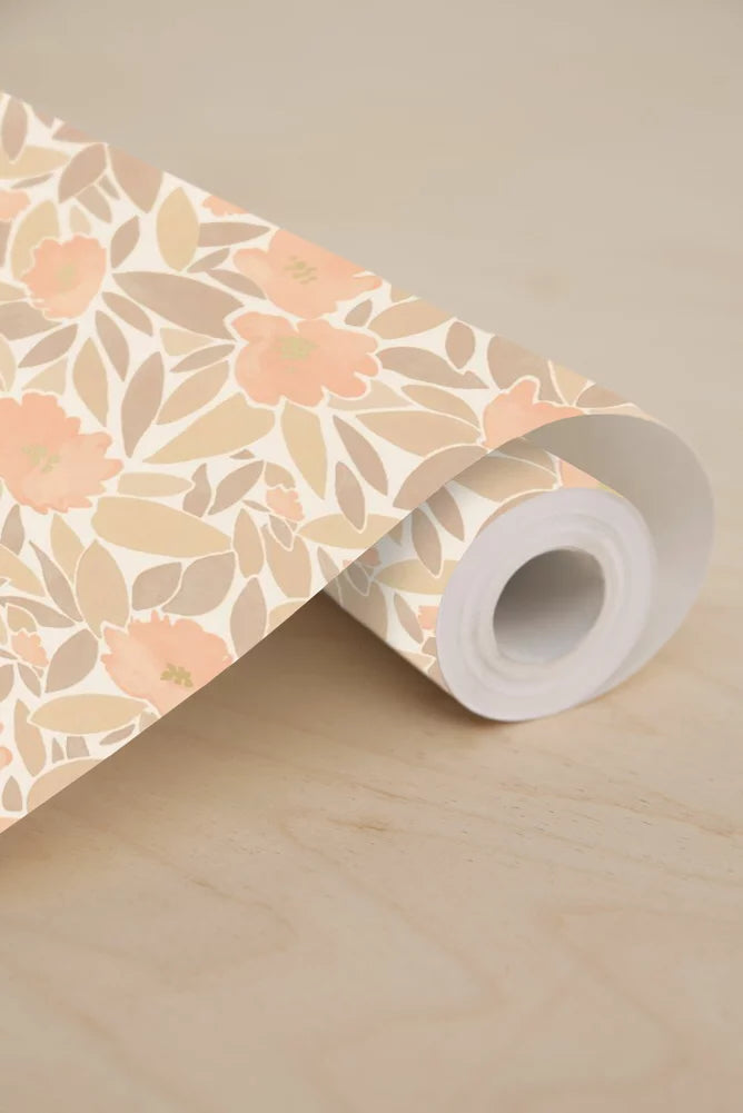 Papel pintado - Paulette - Piel dorada