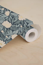 Papel pintado - Paulette - Azul tormenta