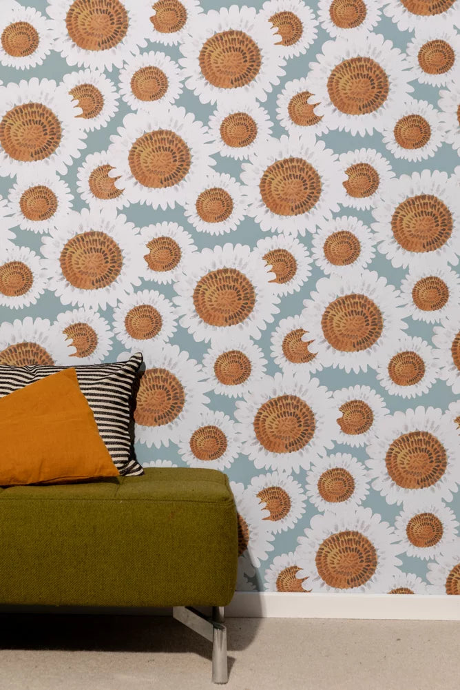 Wallpaper - Blanchette - Bleu Anglais