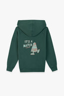 Sweat - Souk Vert Foncé Illustration "It'S A Match"