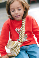 Sweat - Smile Rouge Illustration "Cool Moose"