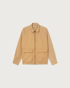 Chaqueta camel Dragonfly sostenible -silueta1