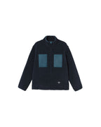 Chaqueta borreguito azul Marcus sostenible silueta - 1