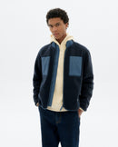 Chaqueta borreguito azul Marcus sostenible - 1