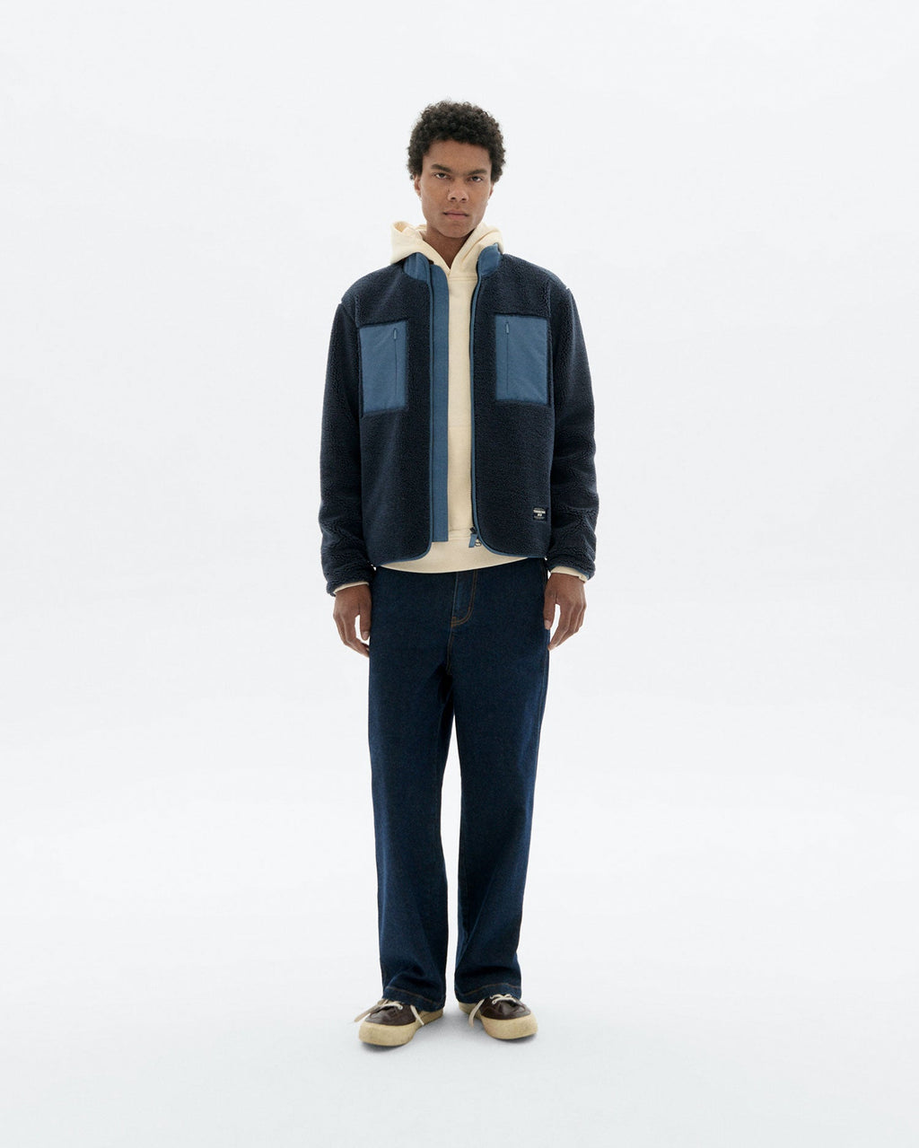 Chaqueta borreguito azul Marcus sostenible - 2