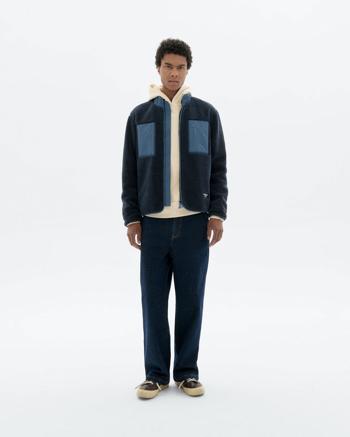 Chaqueta borreguito azul Marcus sostenible - 2