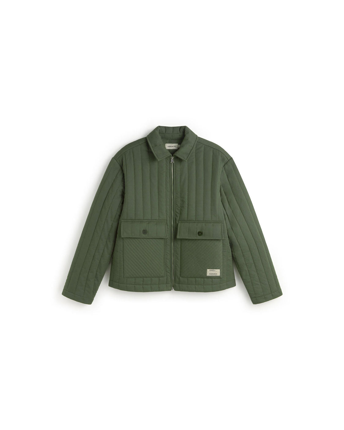 Chaqueta acolchada patched Roc sostenible silueta - 1
